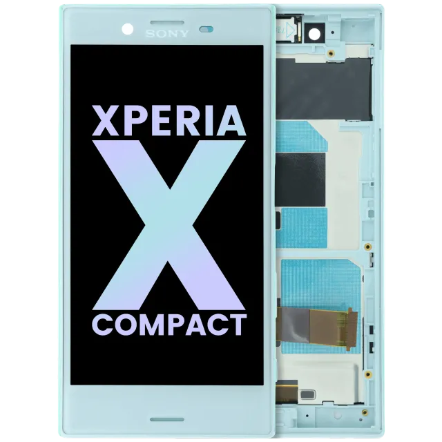 LCD displej s rámečkem pro Sony Xperia X Compact (Genuine) (modrá)