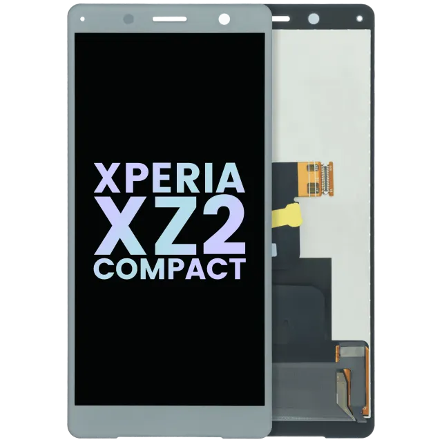 LCD displej bez rámečku pro Sony Xperia XZ2 Compact (originál OEM) (White Silver)