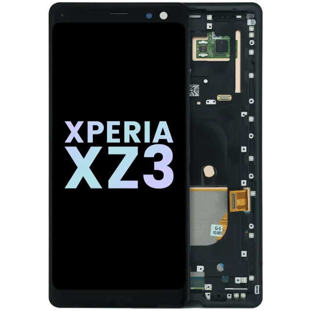 OLED displej s rámečkem pro Sony Xperia XZ3 (Genuine) (černá)