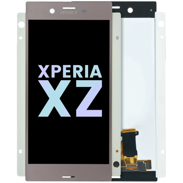 LCD panel bez rámečku pro Sony Xperia XZ (Genuine) (růžová)