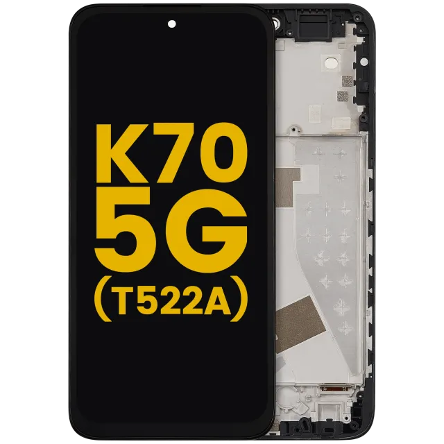 LCD displej s rámečkem pro TCL K70 5G (T522A) (repasovaný) (všechny barvy)