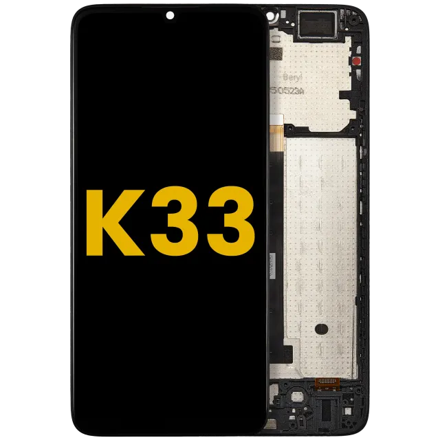 LCD displej s rámečkem pro TCL K33 (repasovaný) (všechny barvy)