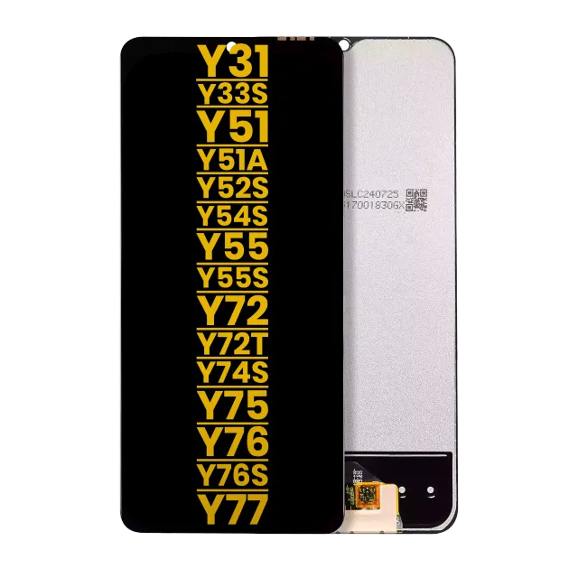 LCD displej bez rámečku pro Vivo Y31 / Y33s / Y51 / Y51a / Y52s 5G / Y53s / Y55 5G / Y55s / Y72 5G / Y72t / Y74s / Y75 5G / Y76 5G / Y76s / Y77 5G (repasovaný) (všechny barvy)