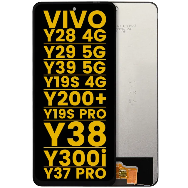 LCD displej bez rámečku pro Vivo Y28 4G / Y29 5G / Y39 5G / Y19s 4G / Y200+ / Y19s Pro / Y38 / Y300i / Y37 Pro (repasovaný) (všechny barvy)