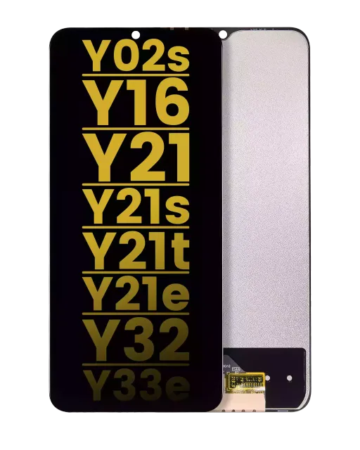 LCD displej bez rámečku pro Vivo Y02s / Y16 / Y21 / Y21s / Y21t / Y21e / Y32 / Y33e (repasovaný) (všechny barvy)