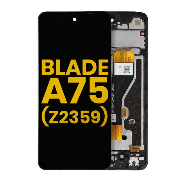 LCD displej s rámečkem pro ZTE Blade A75 4G (Z2359) (repasovaný) (všechny barvy)