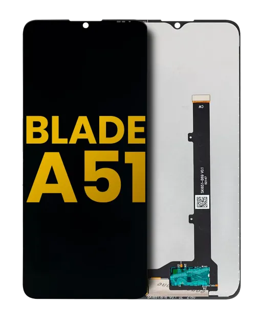LCD displej bez rámečku pro ZTE Blade A51 (repasovaný) (černá)