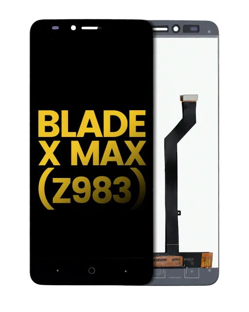 LCD displej bez rámečku pro ZTE Blade X Max (Z983) (repasovaný) (černá)