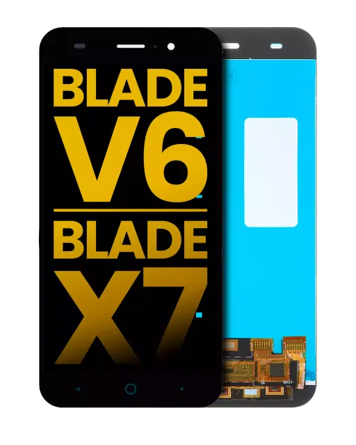 LCD displej bez rámečku pro ZTE Blade V6 / ZTE Blade X7 (repasovaný) (černá)