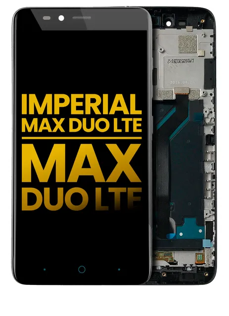 LCD displej s rámečkem pro ZTE Imperial MAX Duo LTE (Z963) / ZTE Max Duo LTE (Z962) (repasovaný) (všechny barvy)