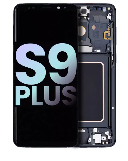 OLED displej s rámečkem pro Samsung Galaxy S9 Plus (Service Pack) (Midnight Black)