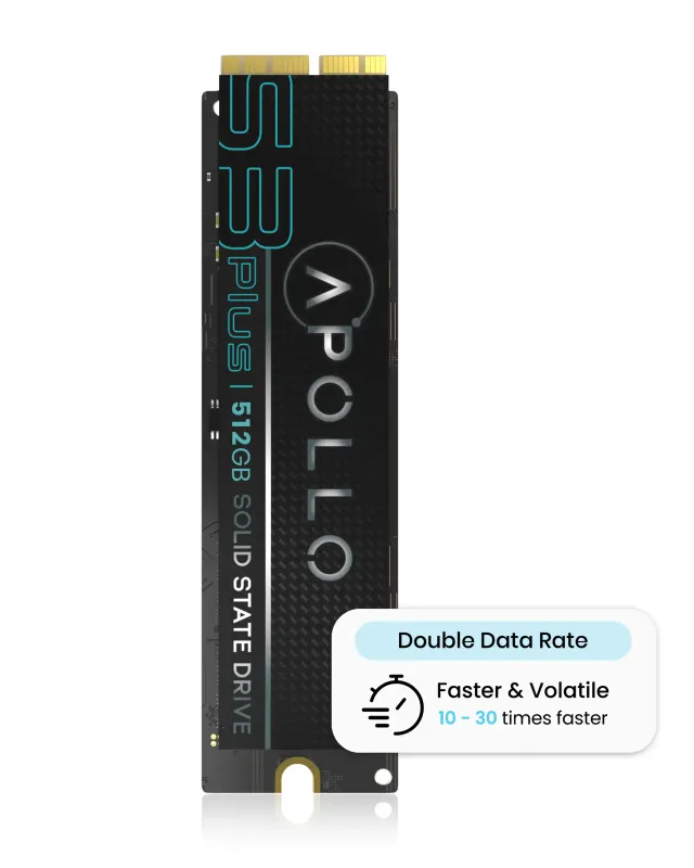 APOLLO vysoce výkonný SSD S3 Plus PCle 512GB (s DDR)