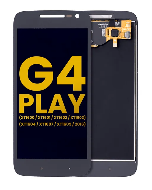 LCD displej bez rámečku pro Motorola Moto G4 Play (XT1600 / XT1601 / XT1602 / XT1603 / XT1604 / XT1607 / XT1609 / 2016) (repasovaný) (černá)