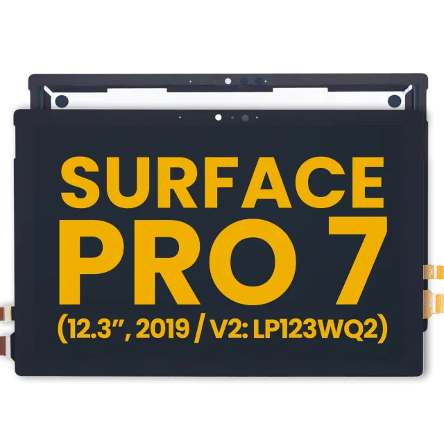 LCD displej s dotykovou vrstvou pro Microsoft Surface Pro 7 (Extension Cable Included) (1866 / Version 2: LP123WQ2) (repasovaný)