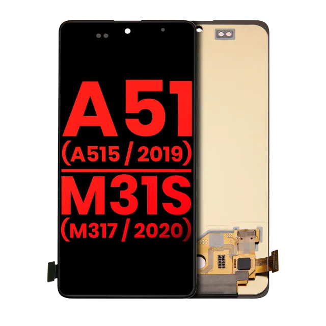 OLED displej bez rámečku pro Samsung Galaxy A51 4G (A515 / 2019) / M31S (M317 / 2020) (Aftermarket Plus) (všechny barvy)