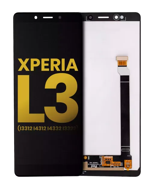 LCD displej bez rámečku pro Sony Xperia L3 (I4332 I3322) (repasovaný) (černá)