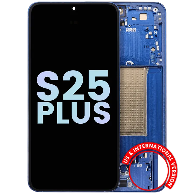 OLED displej s rámečkem pro Samsung Galaxy S25 Plus 5G (US & International Version) (Service Pack) (Navy)
