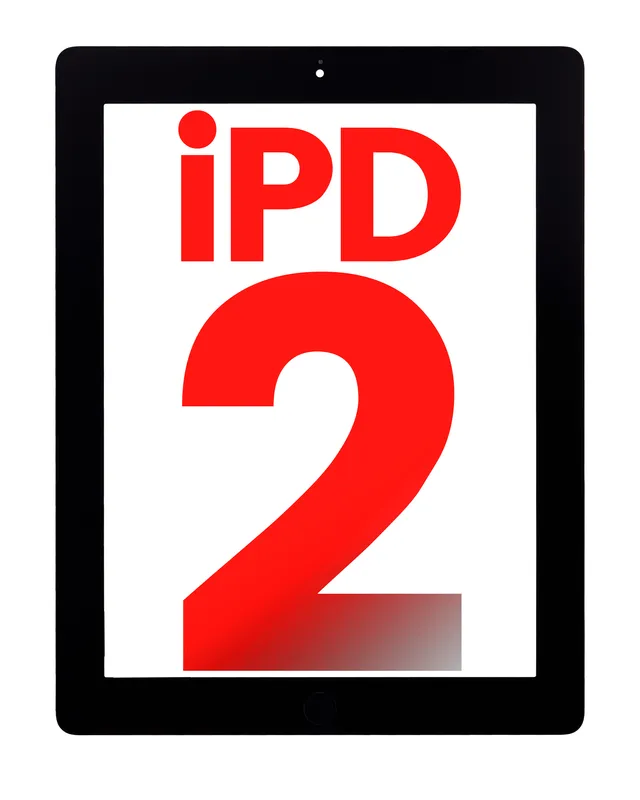 Dotyková vrstva (digitizér) pro iPad 2 (Home Button Pre-Installed) (Aftermarket Plus) (černá)
