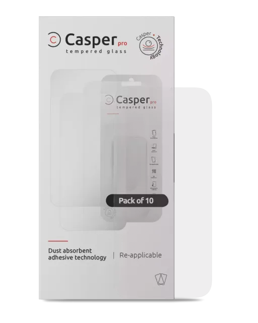 Ochranné sklo Casper Pro pro iPhone 13 Pro Max / 14 Plus (balení 10 ks) (průhledné)