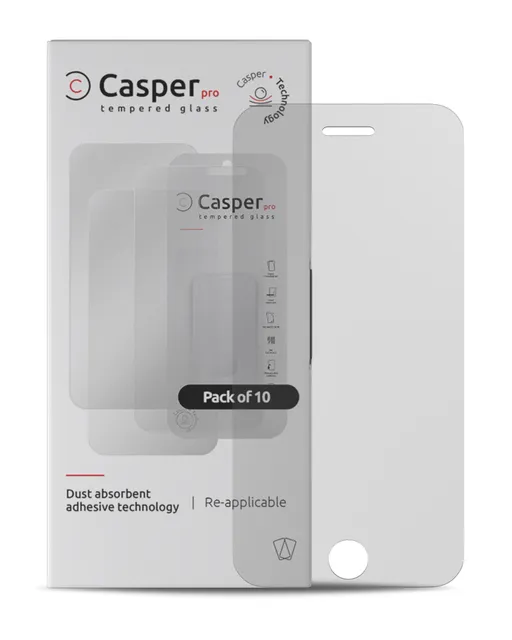 Ochranné sklo Casper Pro pro iPhone 6 Plus / 6S Plus (balení 10 ks) (matný)