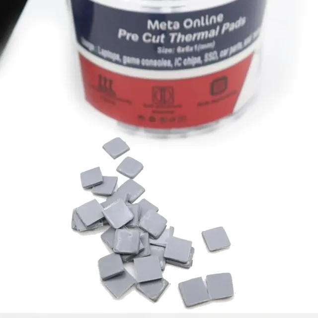 Před Cut tepelný Pads Mosfet cívka (6 x 6 x 1 mm) (balení 100 ks) (PolarTronix)