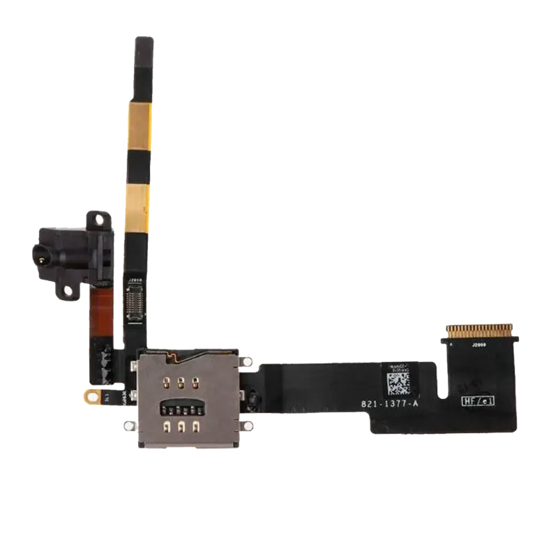 Flex kabel sluchátka Jack a Sim karta držák pro iPad 2 (3G)