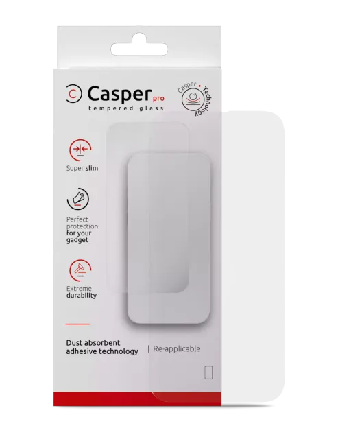 Ochranné sklo Casper Pro pro iPhone 13 Pro Max / 14 Plus (v krabičce) (průhledné)