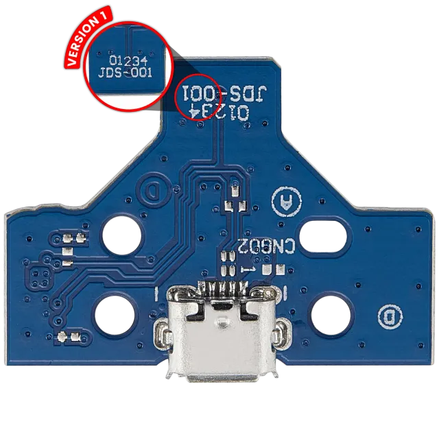 Deska USB nabíjecí Port s flex kabelem 14-pin pro PlayStation 4 ovladač (Version 1: JDS-001)