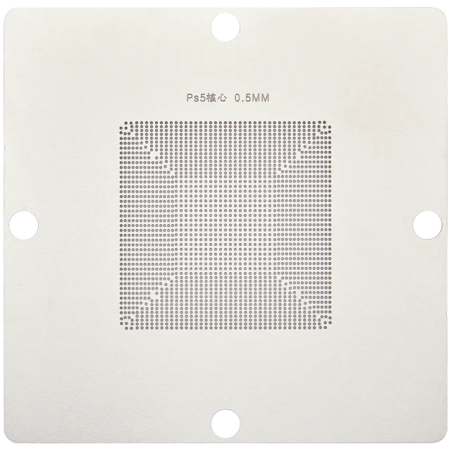 Šablona pro reballing CPU BGA pro PlayStation 5 (CXD90060GG) (7CM)