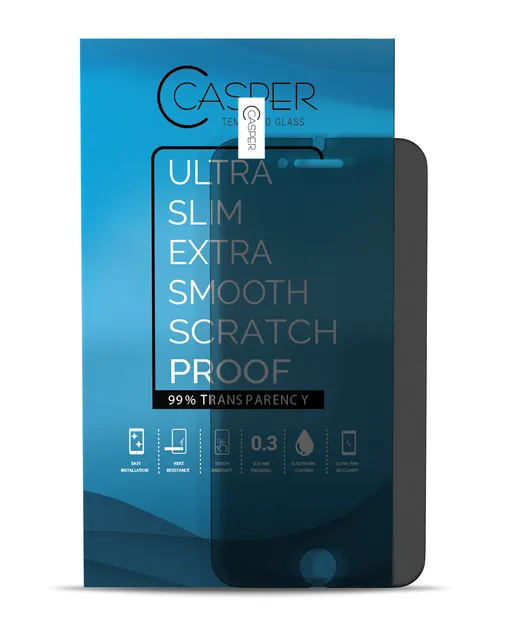 Ochranné sklo Casper pro iPhone 6 Plus / 6S Plus (balení 10 ks) (privátní)