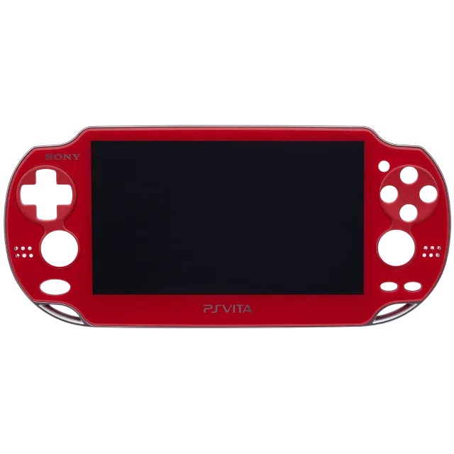 LCD displej se stojánkem pro PlayStation Vita 1000 (červená)