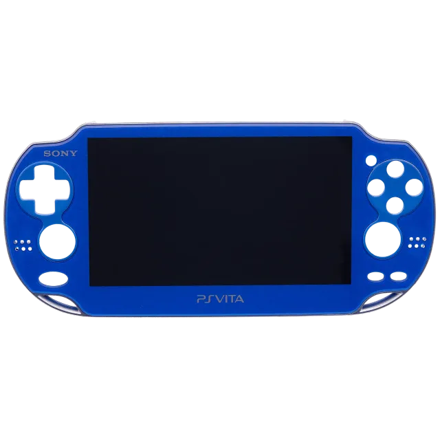 LCD displej se stojánkem pro PlayStation Vita 1000 (modrá)