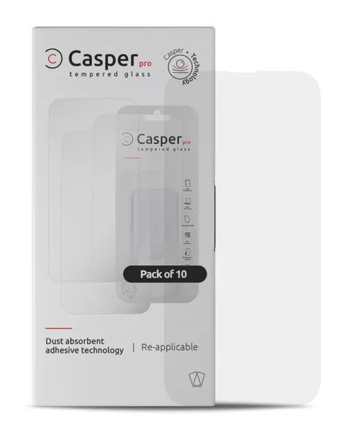 Ochranné sklo Casper Pro pro iPhone 14 Pro (balení 10 ks) (průhledné)