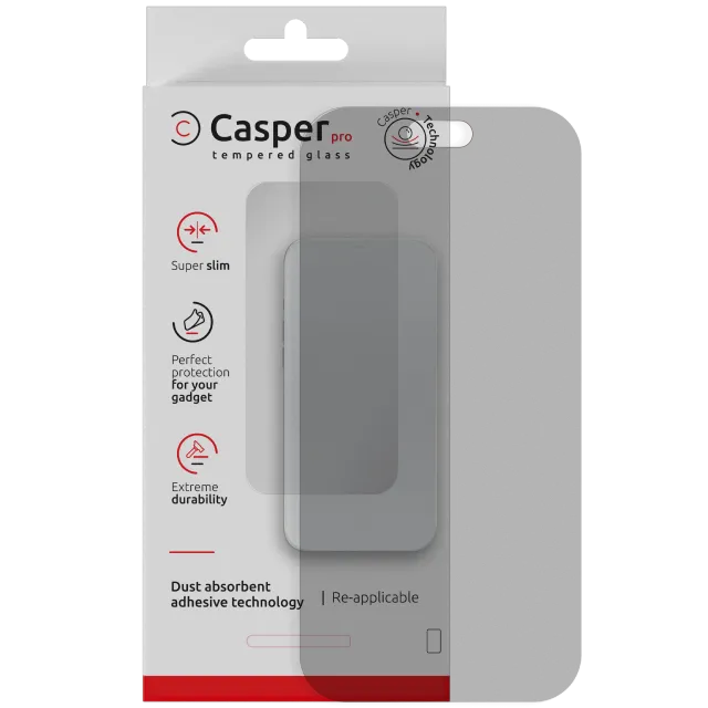 Ochranné sklo Casper Pro pro iPhone 18 Pro (v krabičce) (matný)