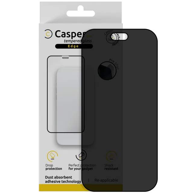 Ochranné sklo Casper Pro Edge pro iPhone 18 Pro (v krabičce) (privátní)