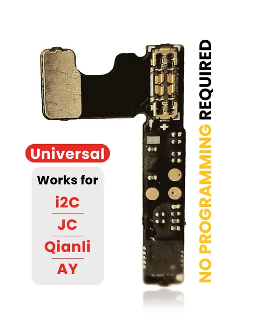 Tag-on flex předprogramovaný univerzální baterie (bez pájení) pro iPhone 13 Pro / 13 Pro Max / 14 Pro / 14 Pro Max (AmpSentrix) (pro I2C, JCID, Qianli)