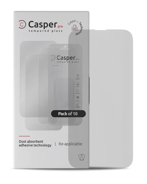 Ochranné sklo Casper Pro pro iPhone 14 Pro (balení 10 ks) (matný)