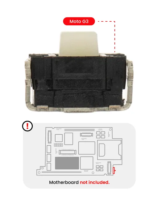 Napájecí / Volume tlačítko Clicker pro Motorola Moto G3 (XT1540 / 2015) / G (XT1032 / 2013) (nutné pájení)
