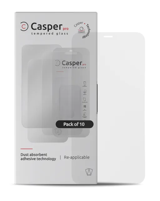 Ochranné sklo Casper Pro pro iPhone X / XS / 11 Pro (balení 10 ks) (matný)