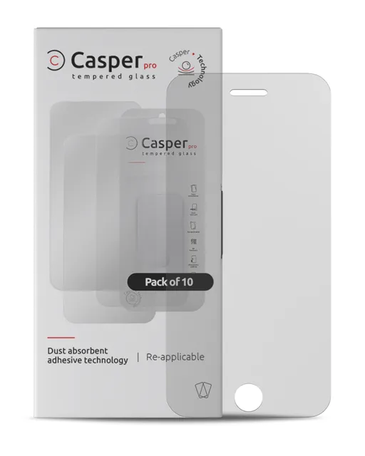 Ochranné sklo Casper Pro pro iPhone 8 Plus / 7 Plus (balení 10 ks) (matný)