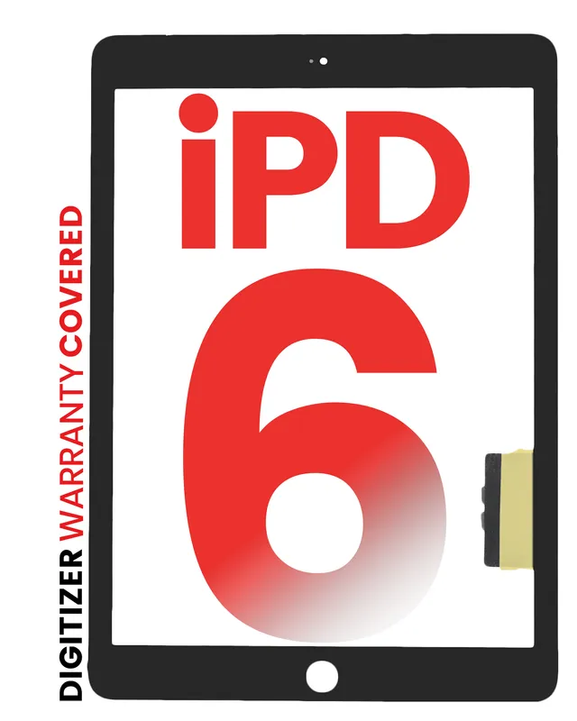 Dotyková vrstva (digitizér) pro iPad 6 (2018) (Aftermarket Pro: XO7) (černá)