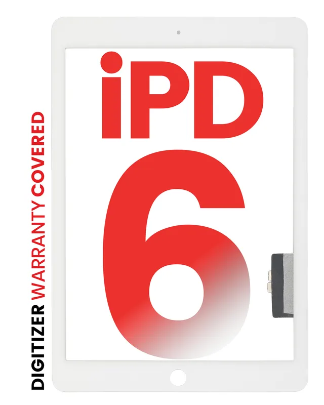 Dotyková vrstva (digitizér) pro iPad 6 (2018) (Aftermarket Pro: XO7) (bílá)