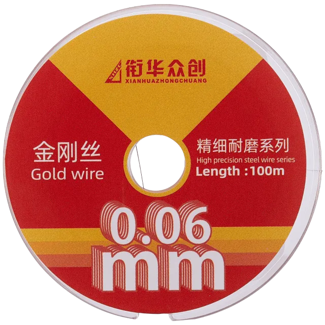 Molybdenum displej Cutting ocelový drát (0.06MM x 100M) (XHZC)