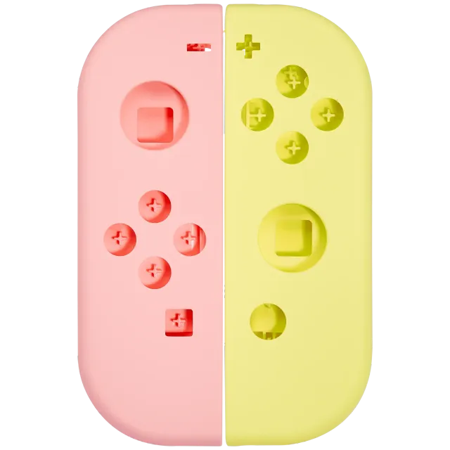 Kryt (housing) pro Nintendo Switch Joy Con ovladač (růžová / žlutá)