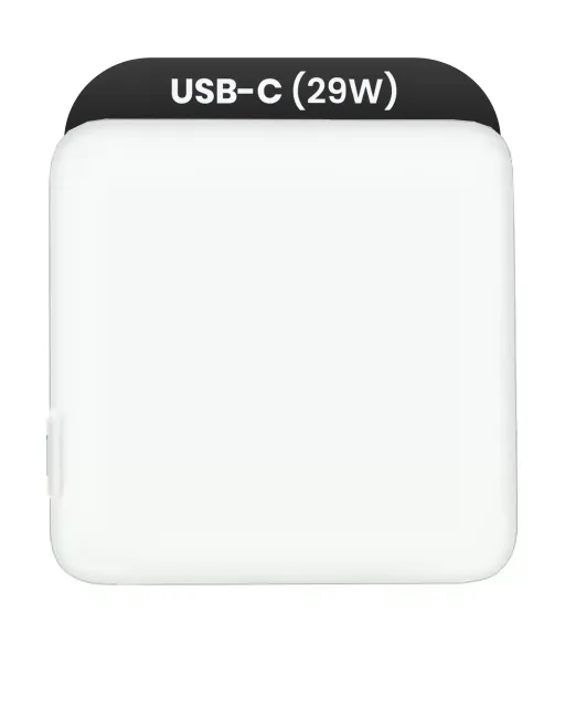 Apple 29W USB-C síťový adaptér pro 12" MacBook / iPad / iPhone (A1540) (US verze) (originál, stav A, hromadné balení)