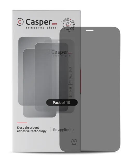 Ochranné sklo Casper Pro pro iPhone 12 mini (balení 10 ks) (privátní)