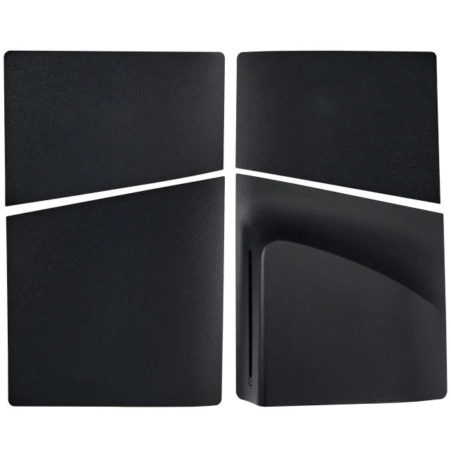 Kryty konzole (Top & Bottom) pro Sony PlayStation 5 Slim Disc Edition (černá)