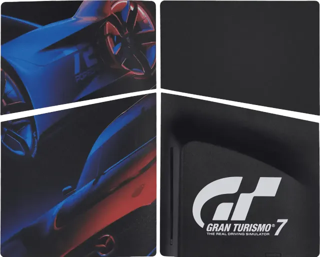 Kryty konzole (Top & Bottom) pro Sony PlayStation 5 Slim Disc Edition (Gran Turismo 7)