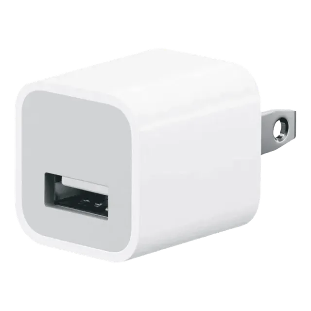 Apple 5W USB-A síťový adaptér pro iPhone / iPad / Watch / iPod (originál, nový, hromadné balení) (balení 50 ks)