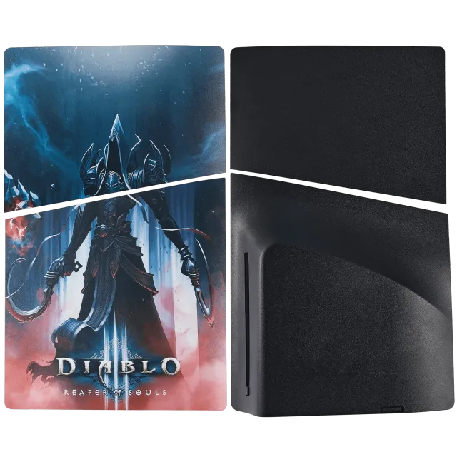Kryty konzole (Top & Bottom) pro Sony PlayStation 5 Slim Disc Edition (Diablo Reaper Of Souls)
